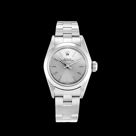 rolex donna prezzi 67180|Rolex Oyster perpetual 67180 Silver bar UNumber USED Women .